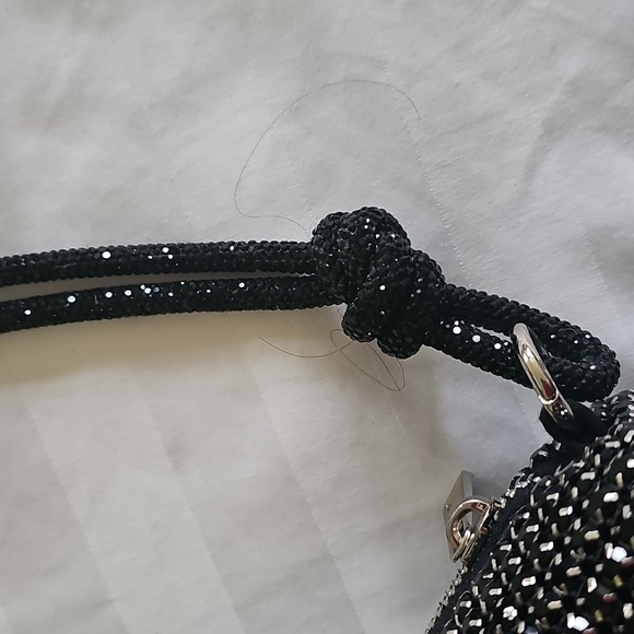 Black Beaded Bag Elegant Women\'s